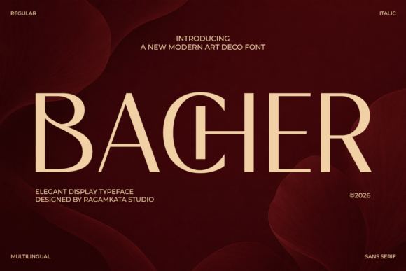 Bacher: A Font That Elevates Editorial Design