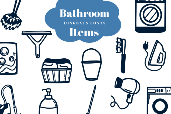 Bathroom Items: A Font for Branding That Speaks Volumes
