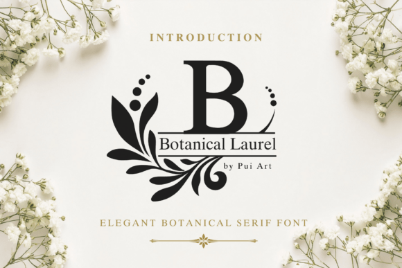 Botanical Laurel: A Font That Elevates Your Brand