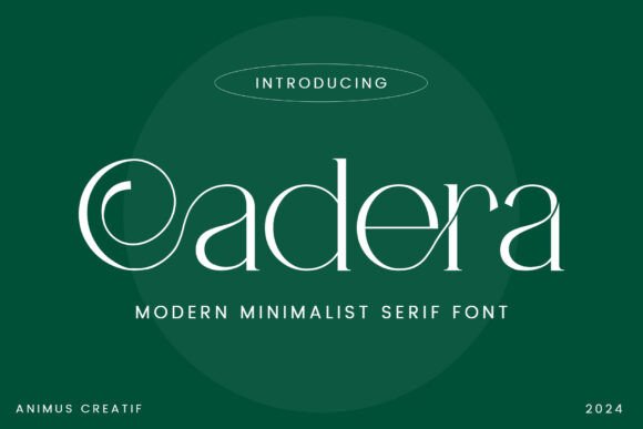 Cadera: A Serif Font for Modern Campaigns