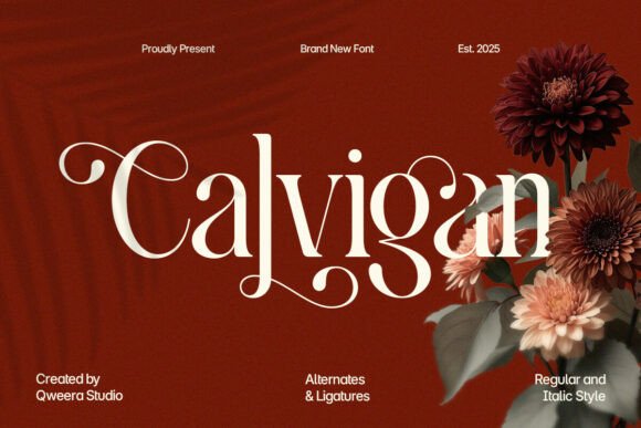 Calvigan: A Serif Font for Editorial Elegance