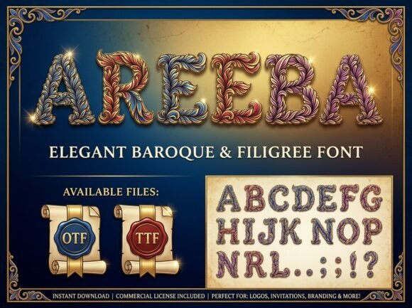 Choosing the Right Font for a Creative Portfolio: Areeba’s Impact