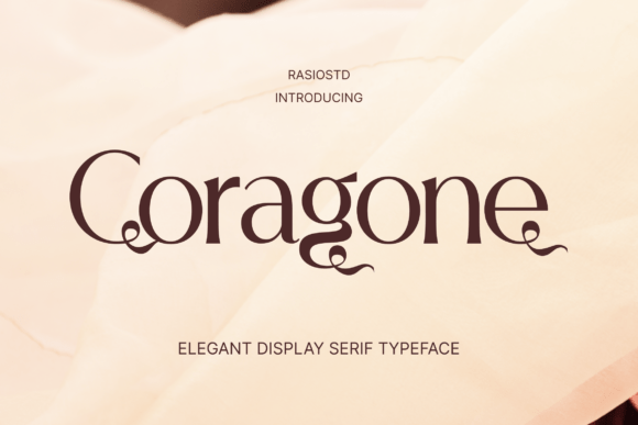 Coragone: A Serif Font for Elegant Editorial Design