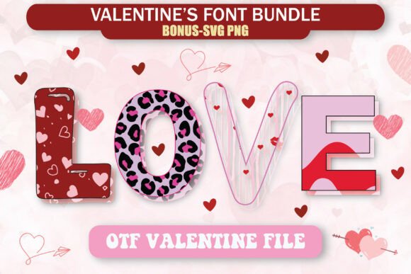 Cute Valentine Font Bundle for Better Branding