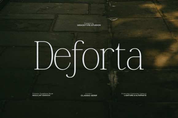 Deforta: A Serif Font That Elevates Editorial Design