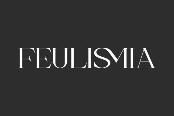 Feulismia: A Serif Font for Crafters Who Value Elegance and Practicality
