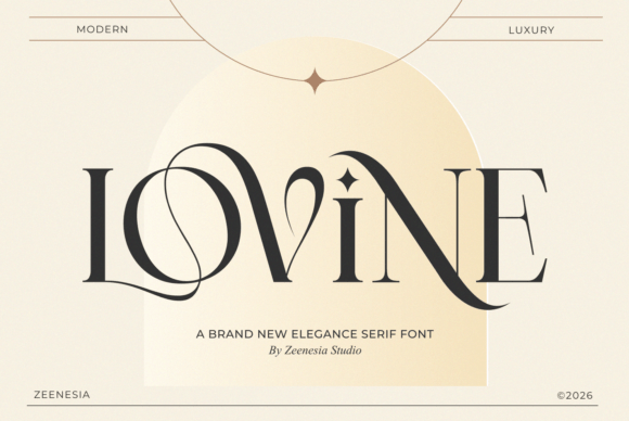 Font Review: Lovine for Editorial Design and Content Branding