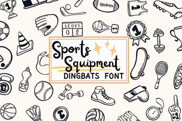 Font That Speaks Volumes: Sports Equipment for Branding