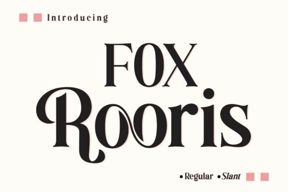 Fox Rooris: A Serif Font for Timeless Editorial Design