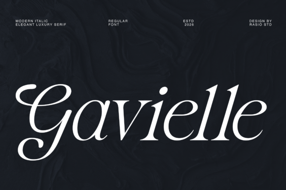 Gavielle: A Serif Font That Elevates Digital Branding