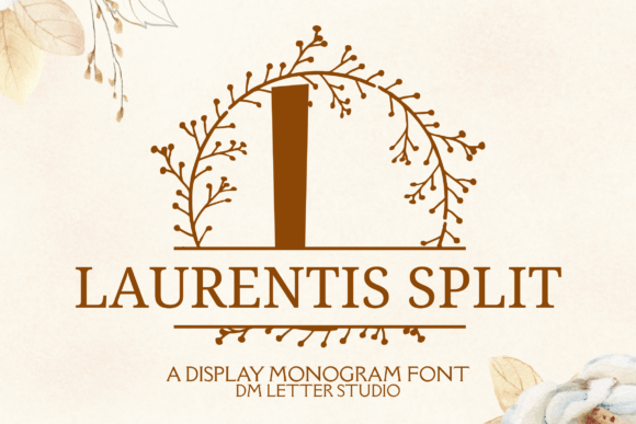 Laurentis Split Monogram: A Font for Campaign Impact