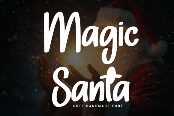 Magic Santa: A Handwritten Font for Creative Crafters