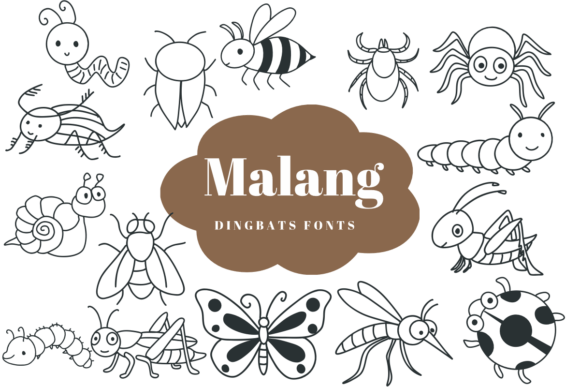 Malang: A Sketchy Font for Creative Editorial Design