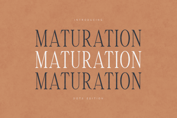 Maturation: A Font That Elevates Your Brand