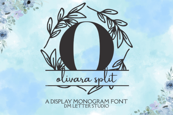 Olivara Split Monogram