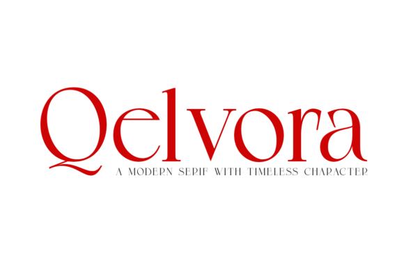 Qelvora: A Serif Font That Elevates Editorial Design
