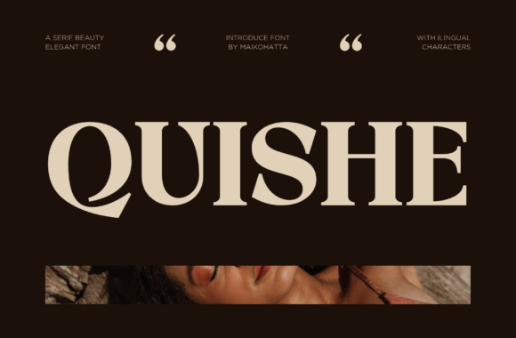 Quishe: The Serif Font That Elevates Every Handmade Detail