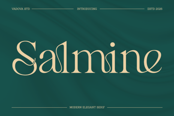 Salmine: A Serif Font for Editorial Sophistication