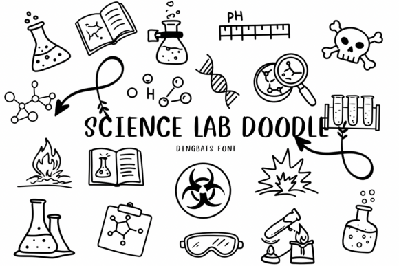 Science Lab Doodle: The Font That Elevates Your Brand