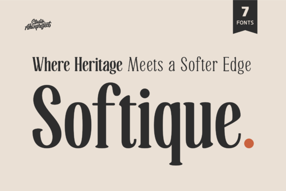 Softique: A Serif Font That Adds Warmth and Elegance to Your Digital Brand