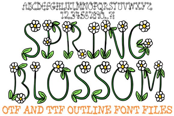 Spring Blossom Font: A Digital Designer’s Delight