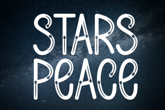 Stars Peace: A Font for Memorable Branding and Digital Impact