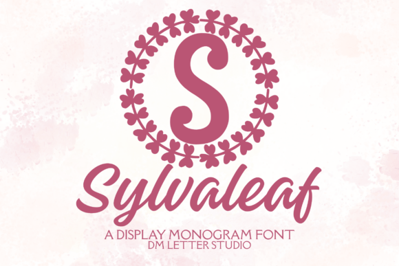 Sylvaleaf Monogram: A Woodland-Inspired Font for Handmade Creators