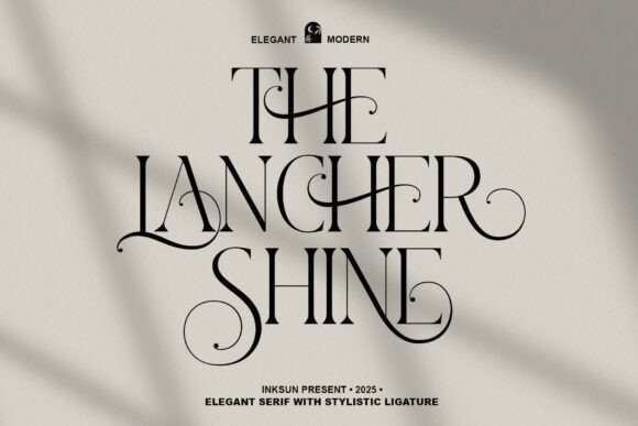 The Lancher Shine: A Serif Font for Timeless Editorial Design