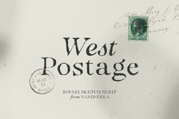 West Postage: A Serif Font for Editorial Elegance