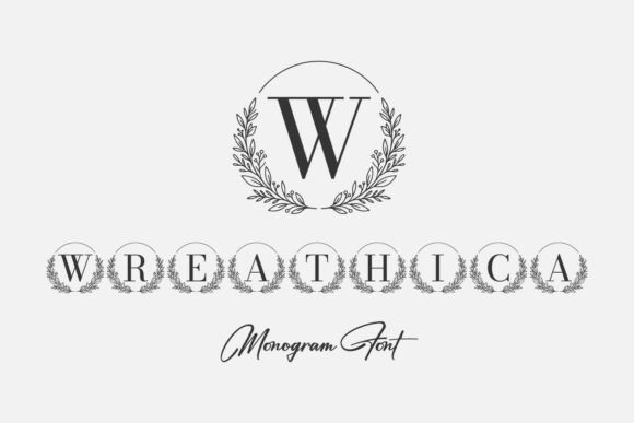 Wreathica Monogram: A Timeless Choice for Editorial Design